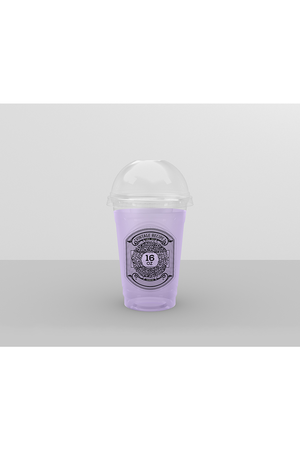 Clear Cold Drink Cup Packaging Mockup - 9 to 24 Oz pinterest preview image.