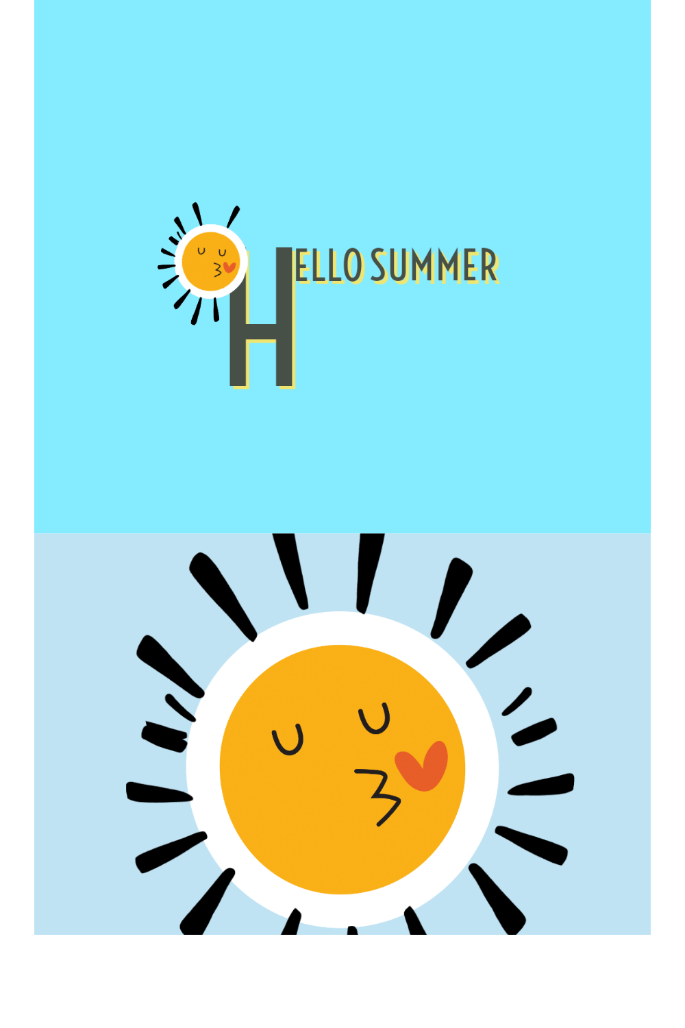 TSHIRTS GRAPHICS FOR WELCOMING SUMMERS pinterest preview image.