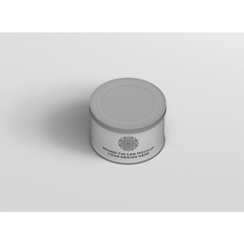 Small Round Tin Can Mockup cover image.