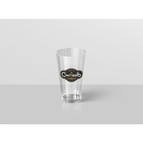 Realistic Beer Glass Mockup cover image.