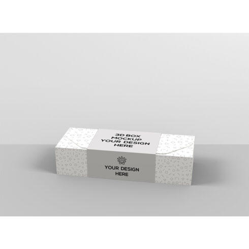 Rectangle Packaging Box with Sleeve Mockup cover image.