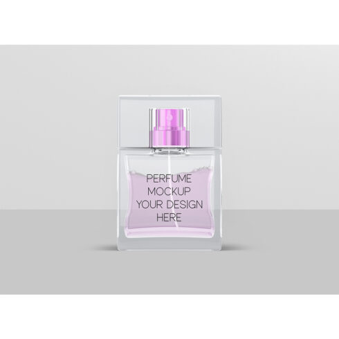 Perfume Bottle and Box Mockup cover image.