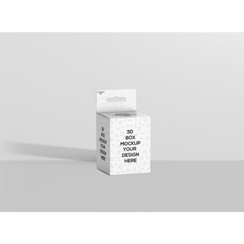 Short Rectangle Box With Hanger Mockup cover image.