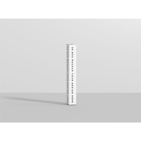 Slim High Rectangle packaging Box Mockup cover image.