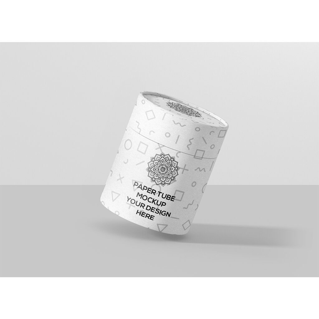 Paper Tube Packaging Mockup MasterBundles