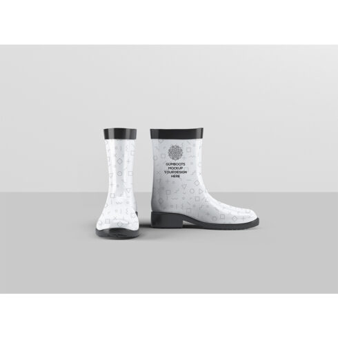 Short Ankle Gumboots Mockup cover image.