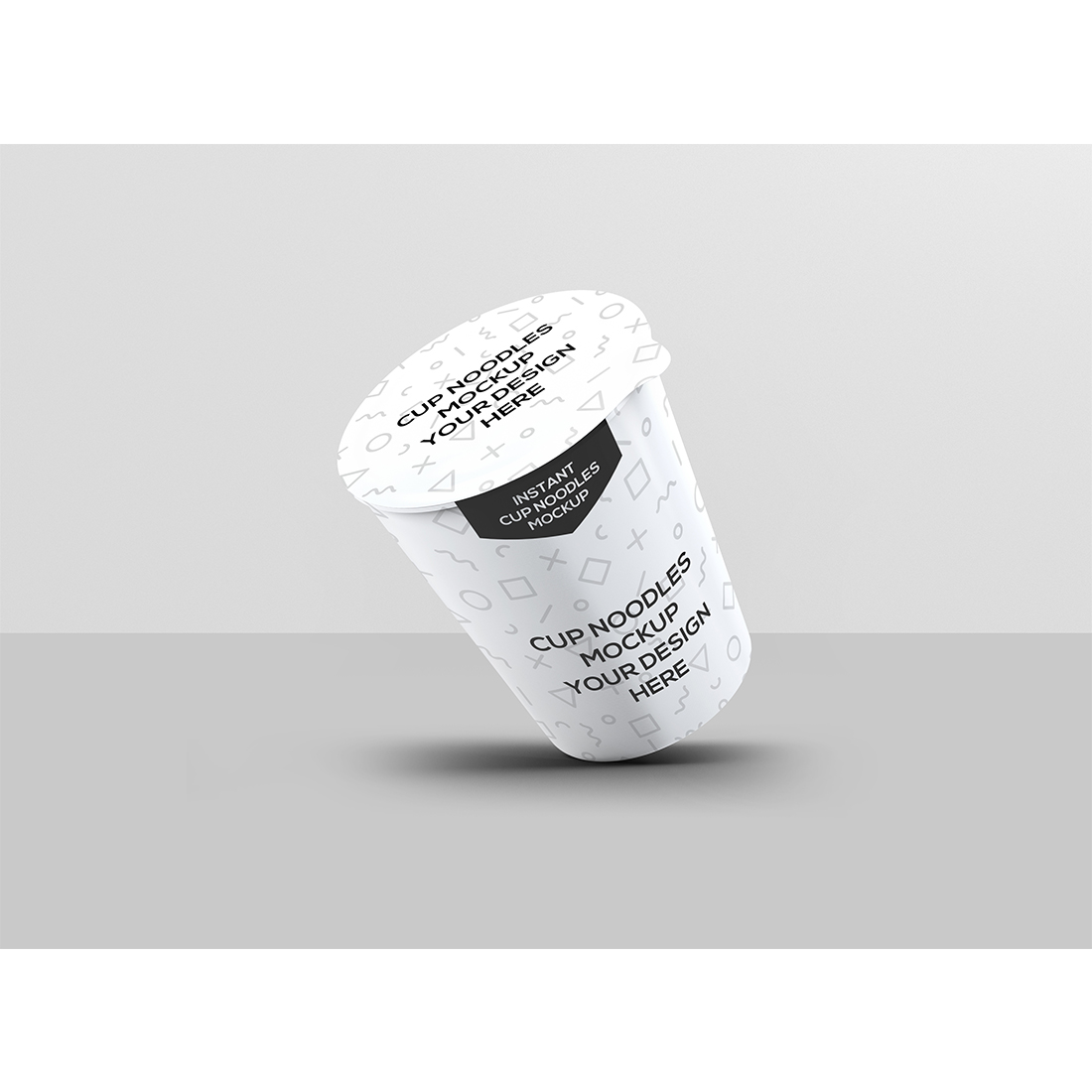 Instant Food Cup Mockup preview image.