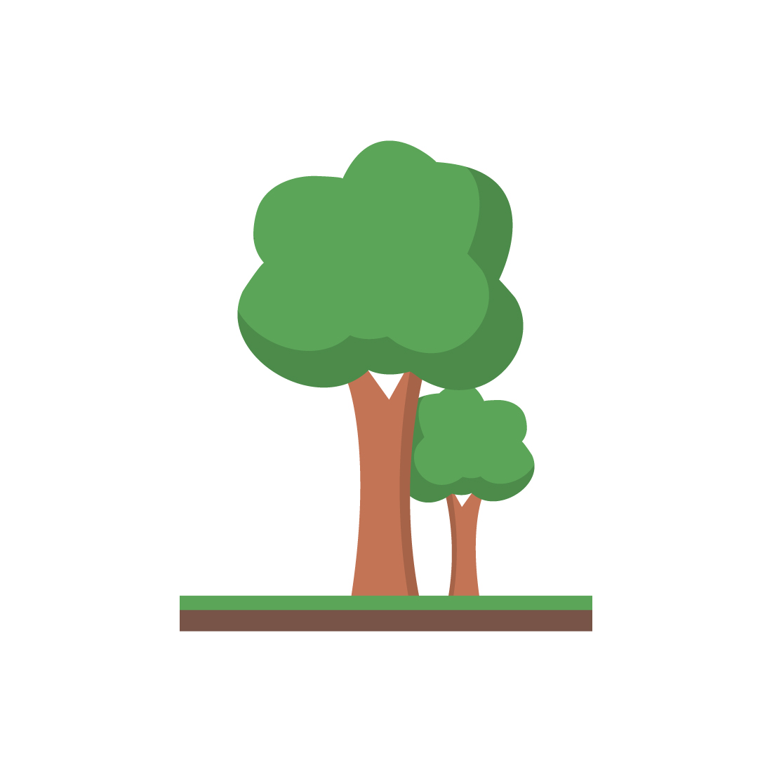 This is a Tree Illustration On White Background preview image.