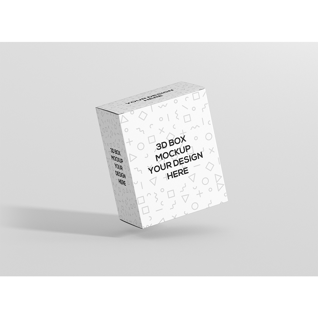 High Rectangle Big Size Box Mockup preview image.