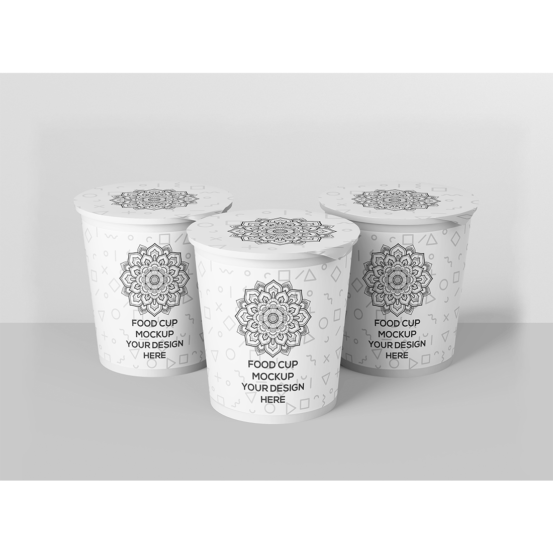 Food Cup Mockup preview image.