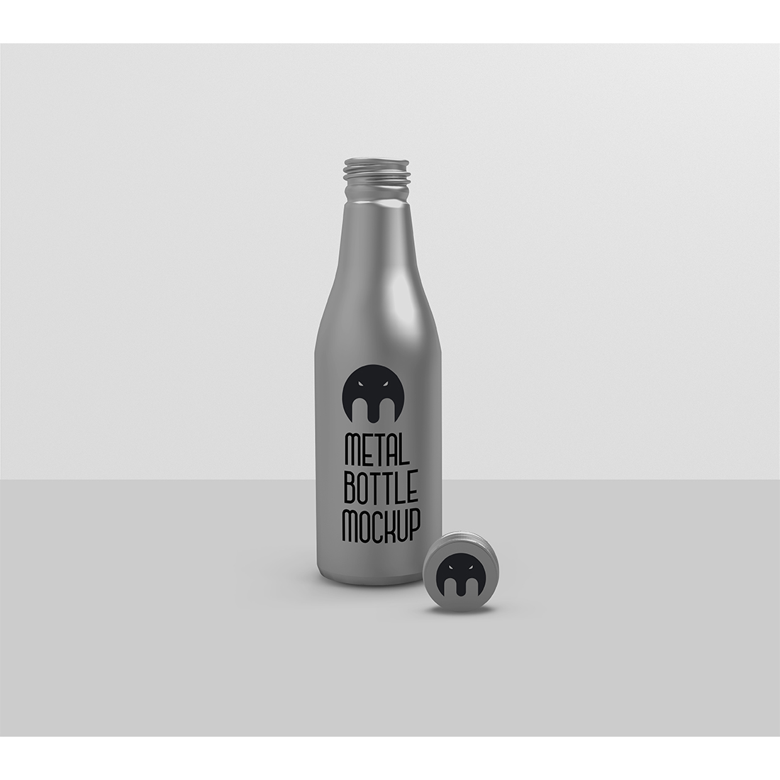 Metal Drink Bottle Mockup preview image.