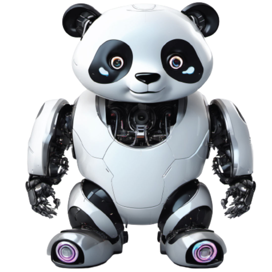 28 Happy Robot Panda Png for 7$ only preview image.