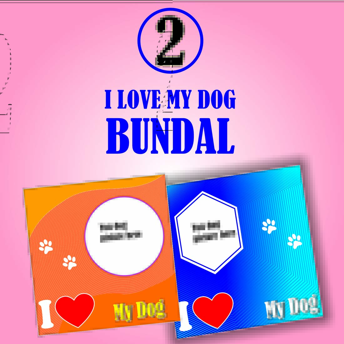 I love my Dog (2 picture Bundal) preview image.