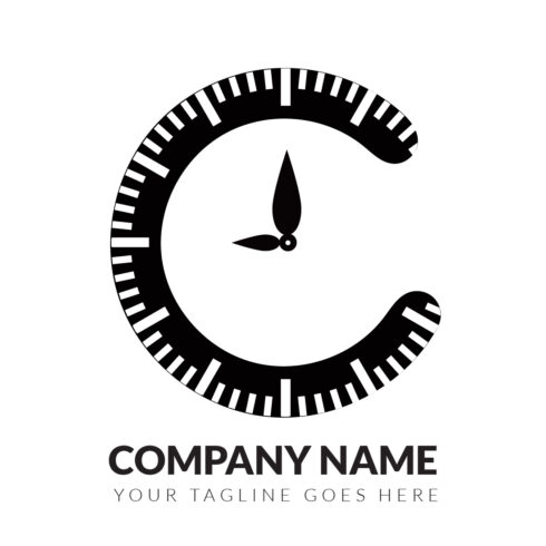 C letter logo- clock logo cover image.