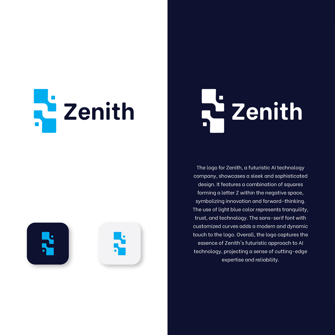 Z tech logo | Letter Z logo preview image.