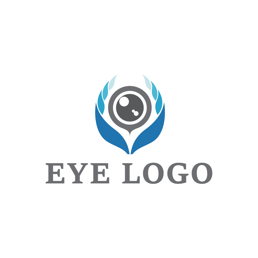 Creative Care Eye Concept Logo Design Template, Eye Care Logo Design  Vector, Icon Symbol Stock Vector - Illustration of eyeball, hand: 189816927