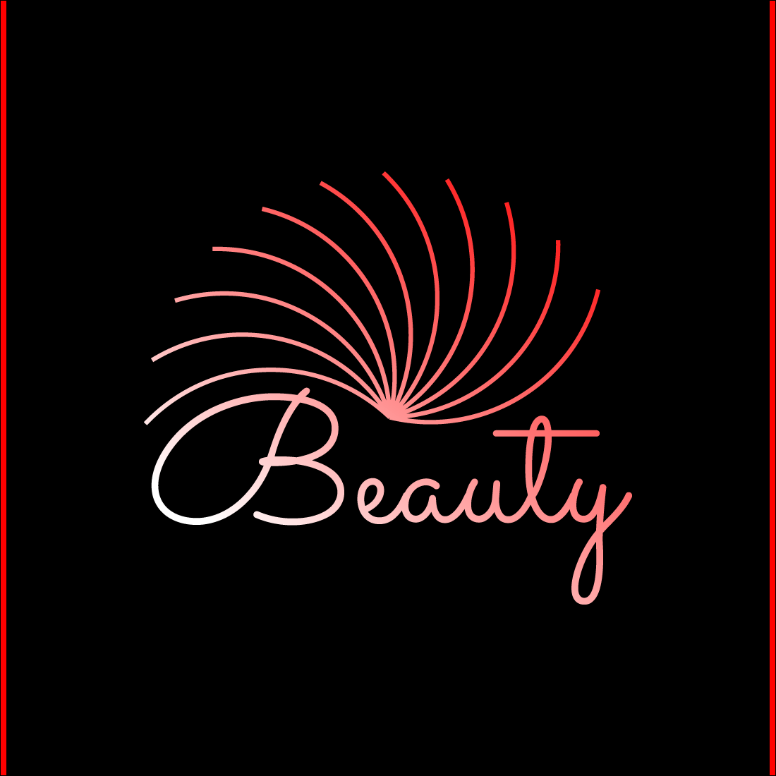 Minimalist Fashion and Beauty Logo preview image.
