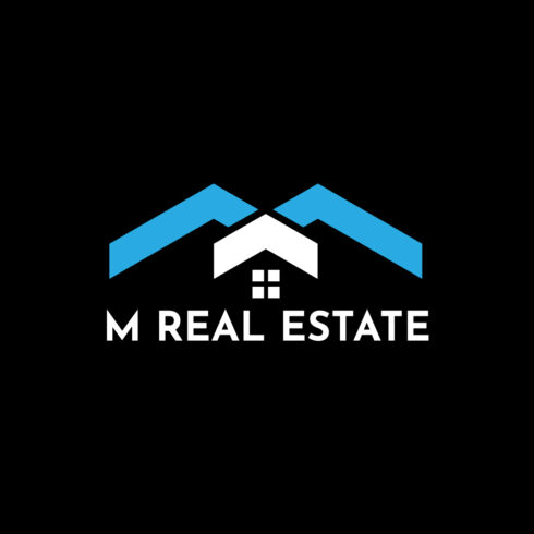 Introducing the "Minimal M Real Estate Logo" Bundle - A Symbol of Simplicity and Professionalism cover image.