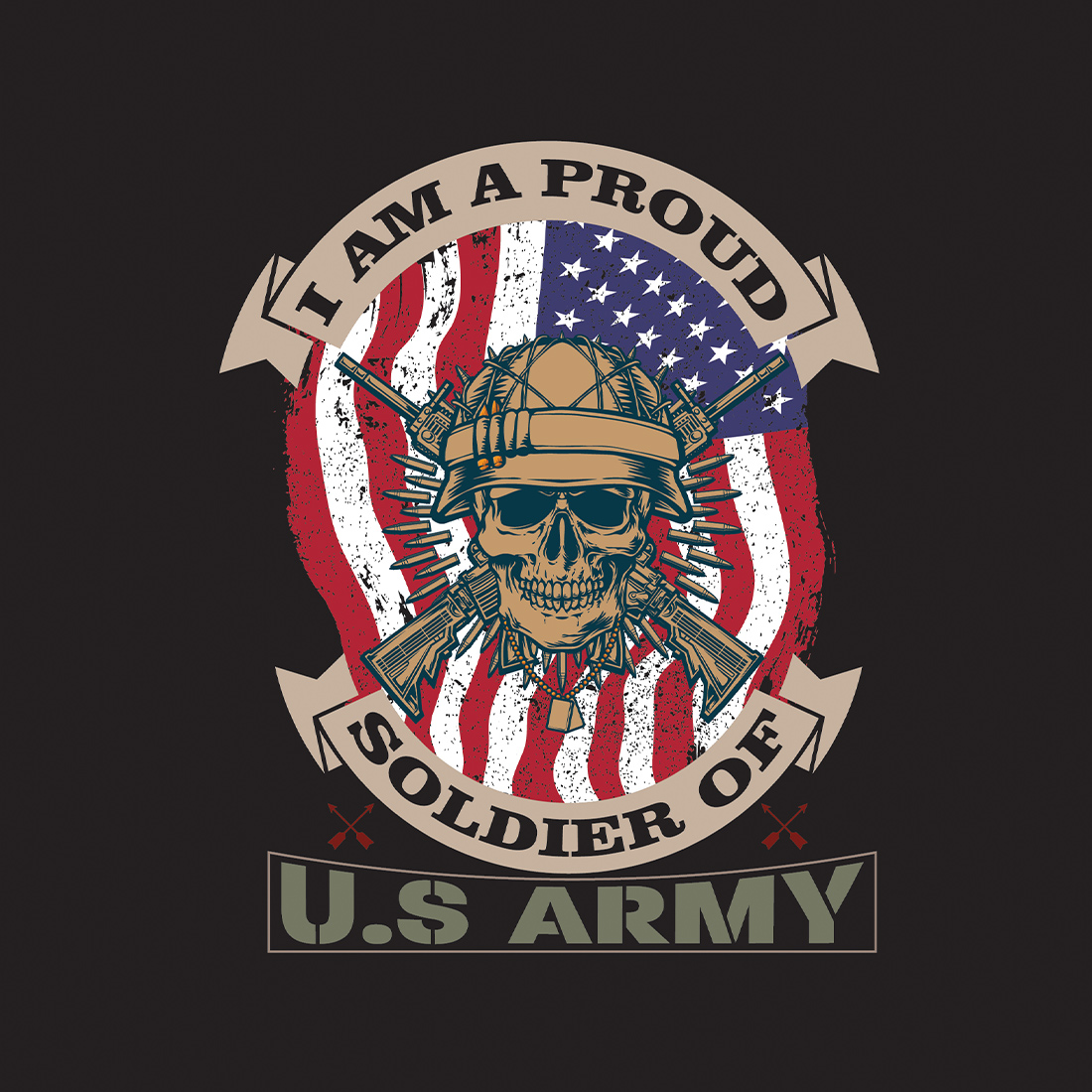 US army T shirt preview image.