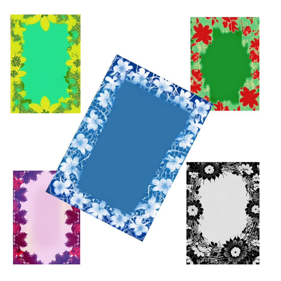 2o Floral Frames with Super High-Res Images preview image.