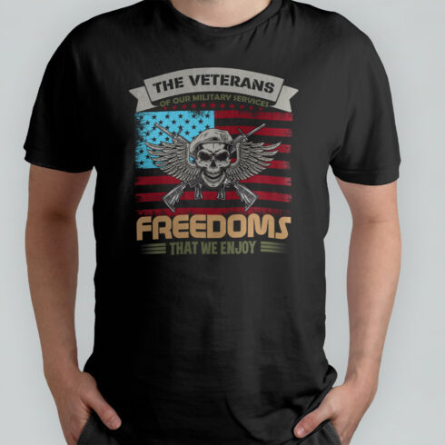 veteran t shirt cover image.