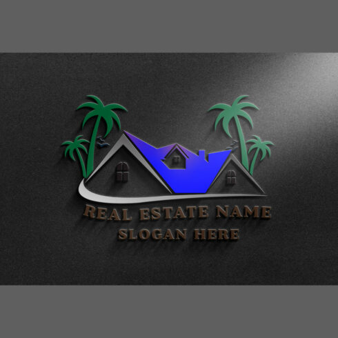 Real estate logo design cover image.