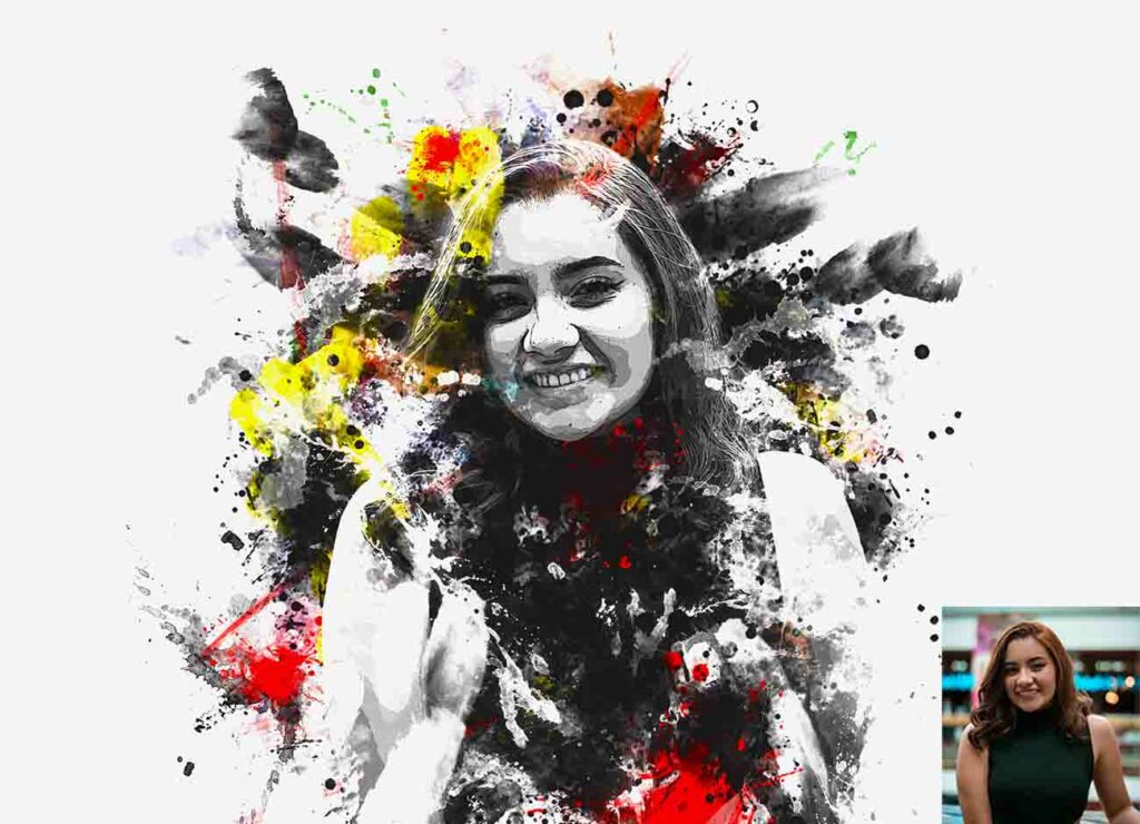 Real Watercolor Art Photoshop Action - MasterBundles