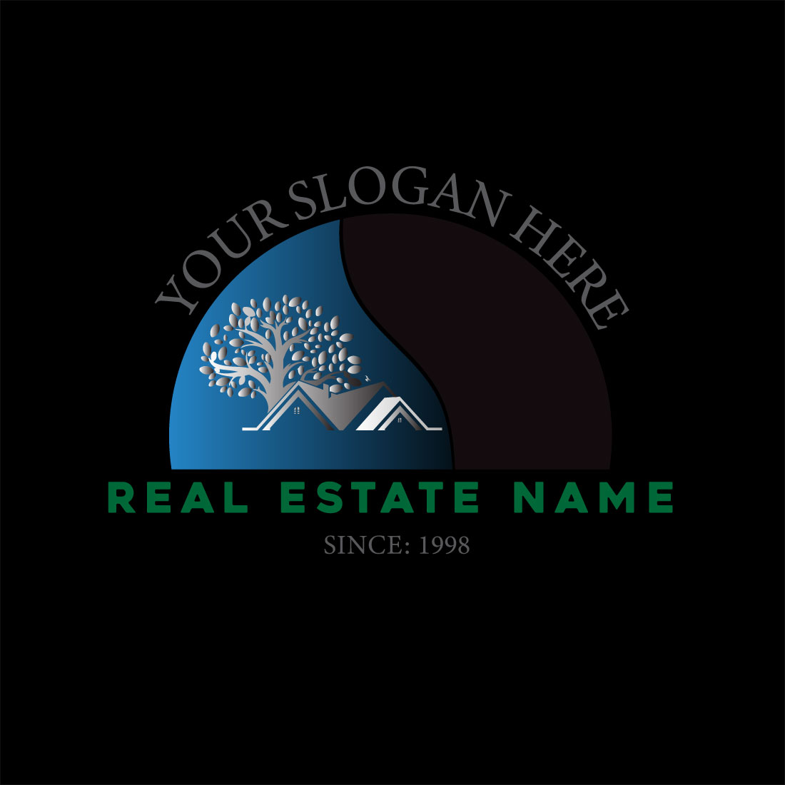 Real estate logo preview image.