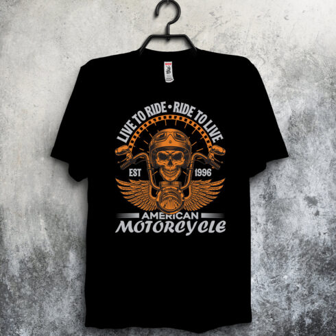 motorcycle t shirt cover image.