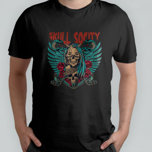 skull t shirt cover image.