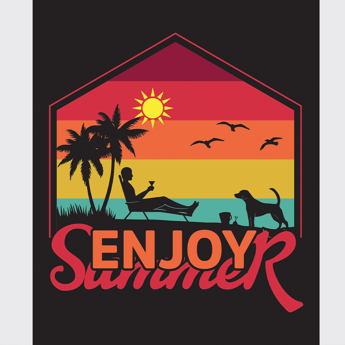 summer t shirt preview image.