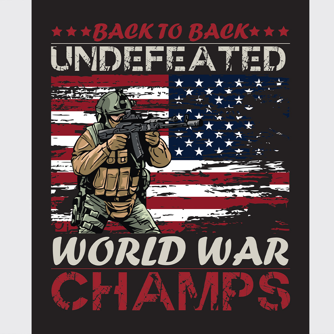US army t shirt preview image.