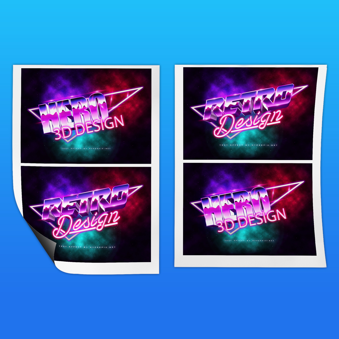 3d 80s text effect 2 35