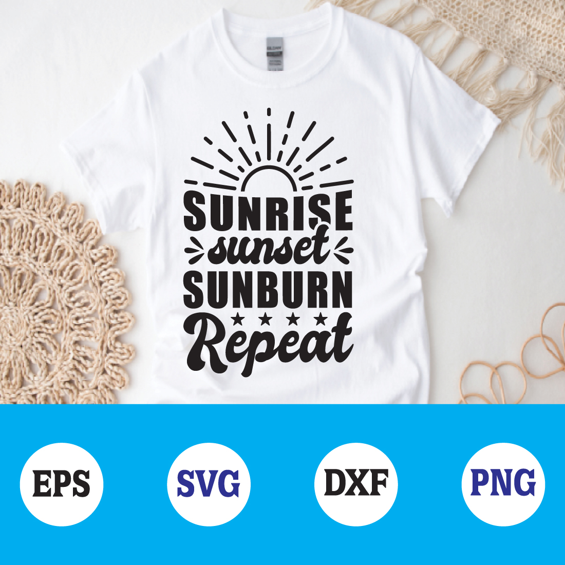 sunrise sunburn sunset repeat svg cover image.