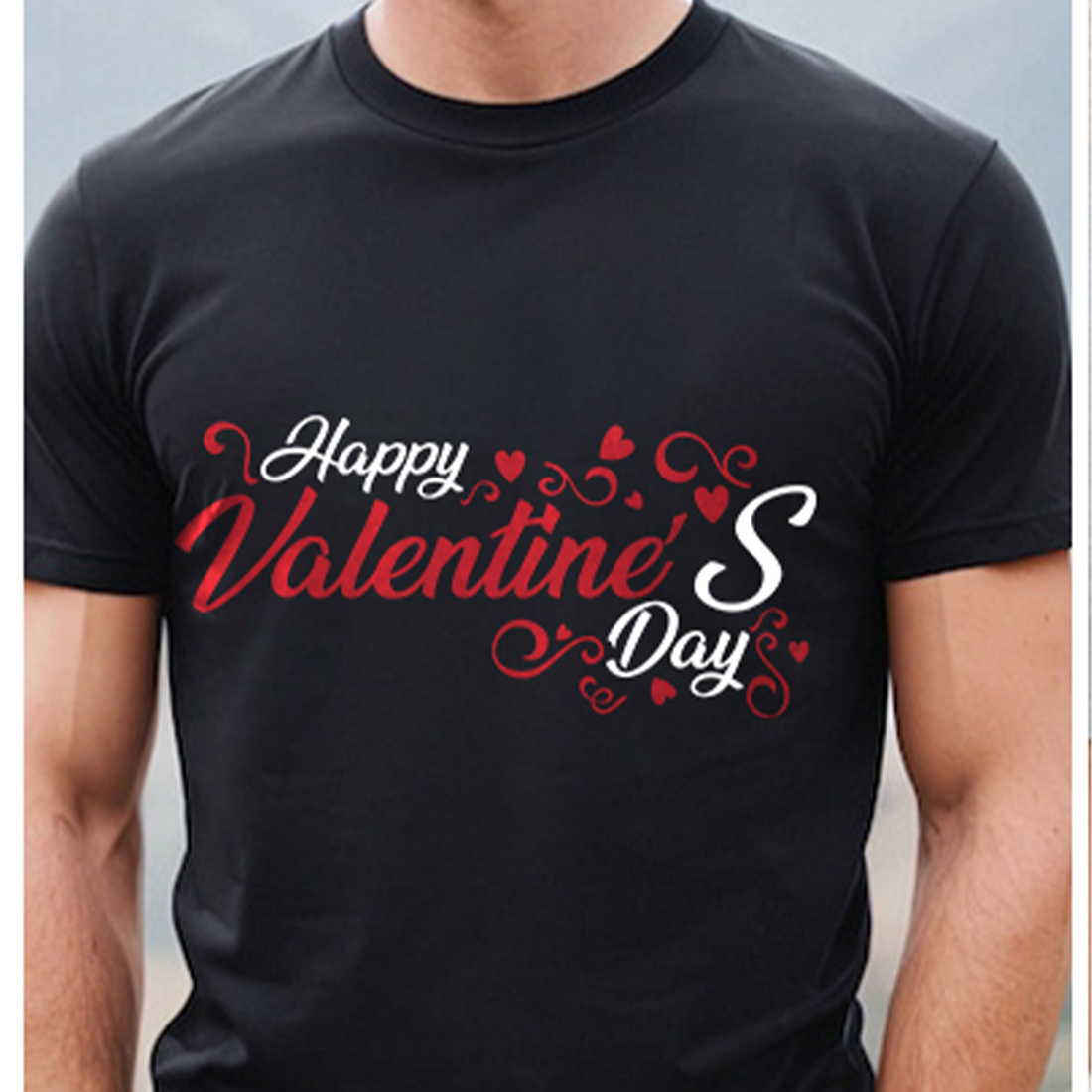 Typography Happy Valentines Day Vector T-Shirt Design - MasterBundles