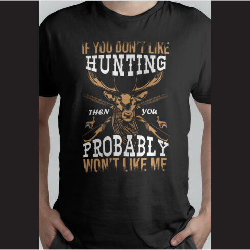 Hunting t shirt cover image.
