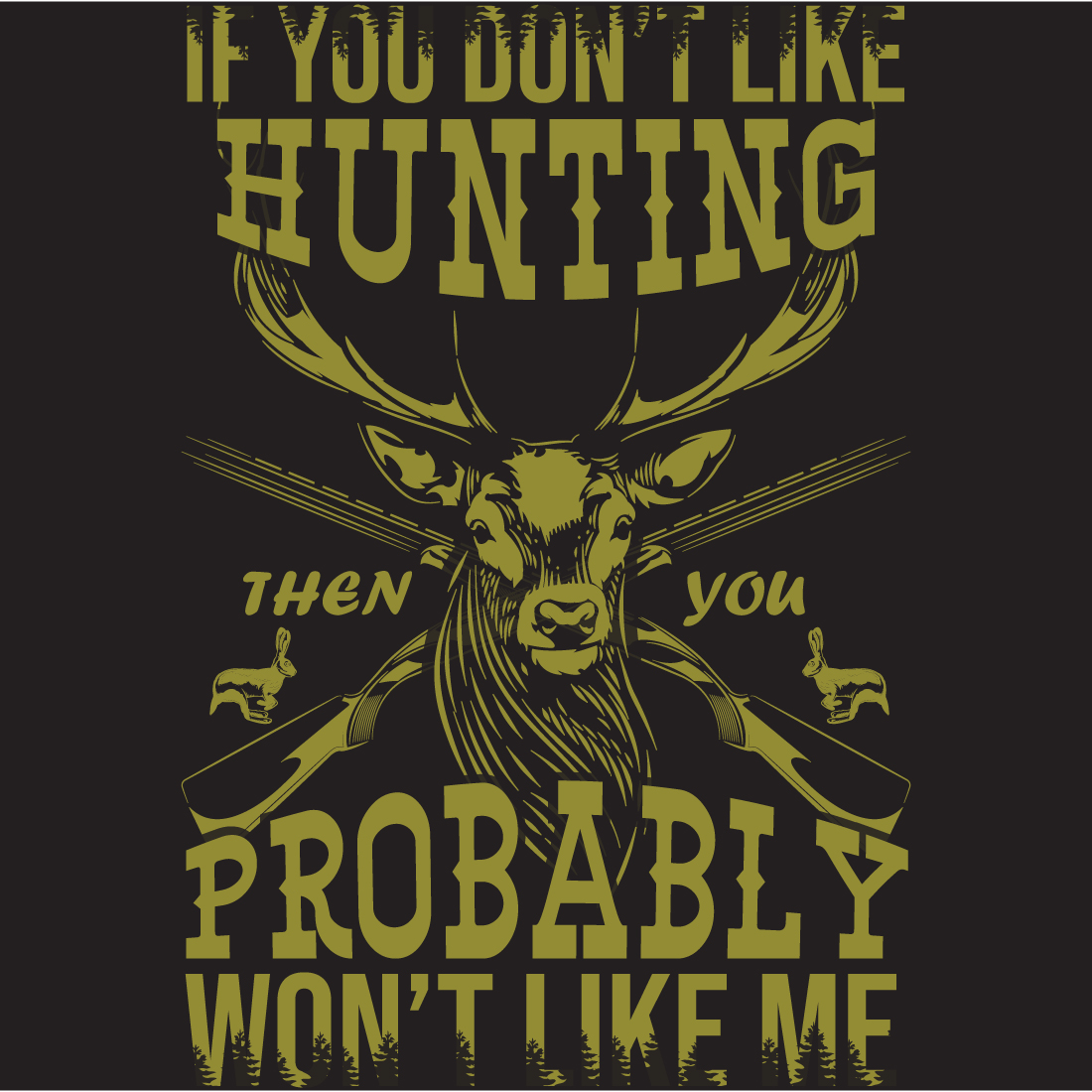 Hunting t shirt preview image.