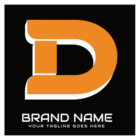 D letter logo cover image.