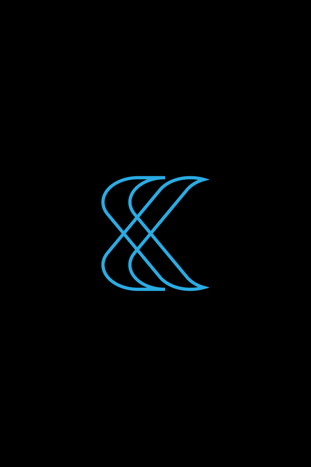 Minimal Letter E Logo Design and Brand Identity pinterest preview image.