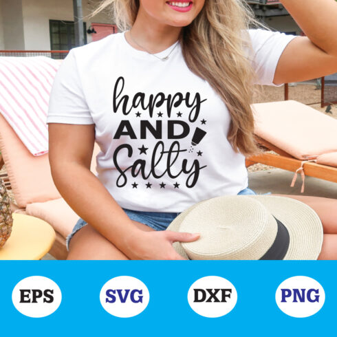 happy and salty svg cover image.