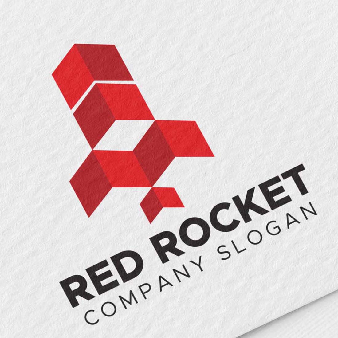 ROCKET LOGO TEMPLATE preview image.