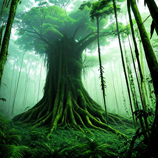 amazon forest with wild trees haunted view 484277160 1 454