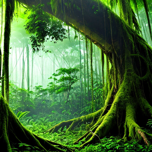 amazon forest with wild trees haunted view 484277160 3 543