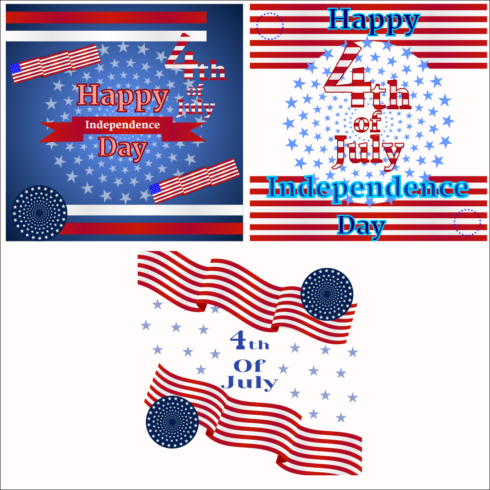 4th July Celebration Happy American Independence Day cover image.