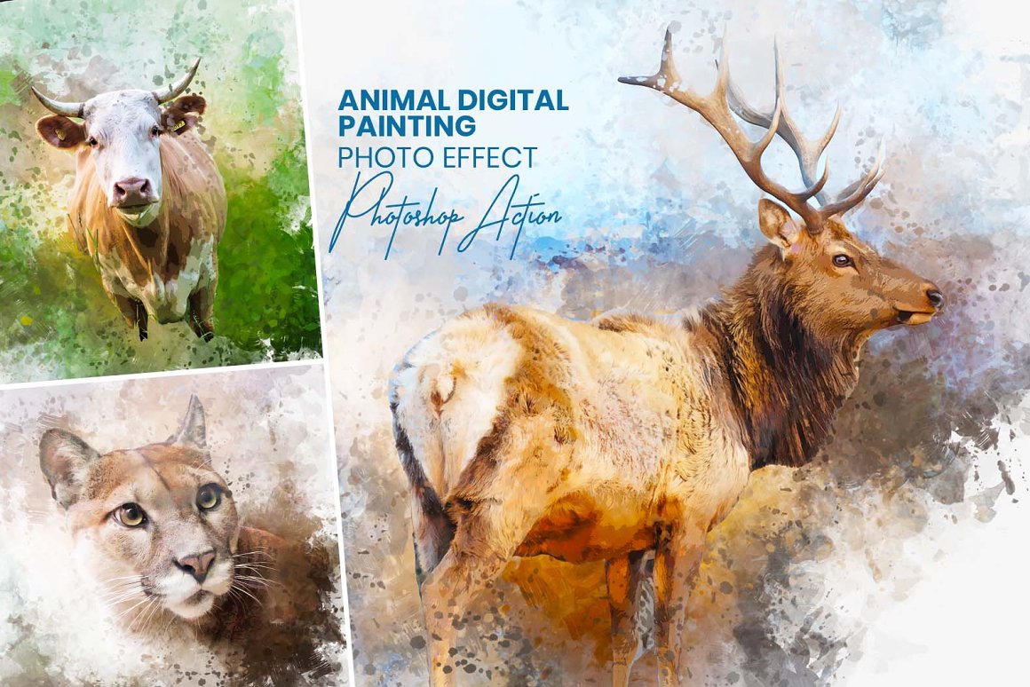 animal digital painting 411