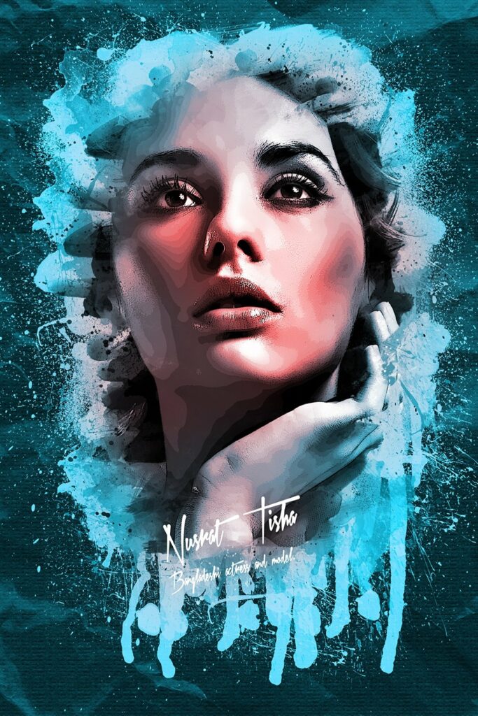 Art Stick Photo Template Design MasterBundles