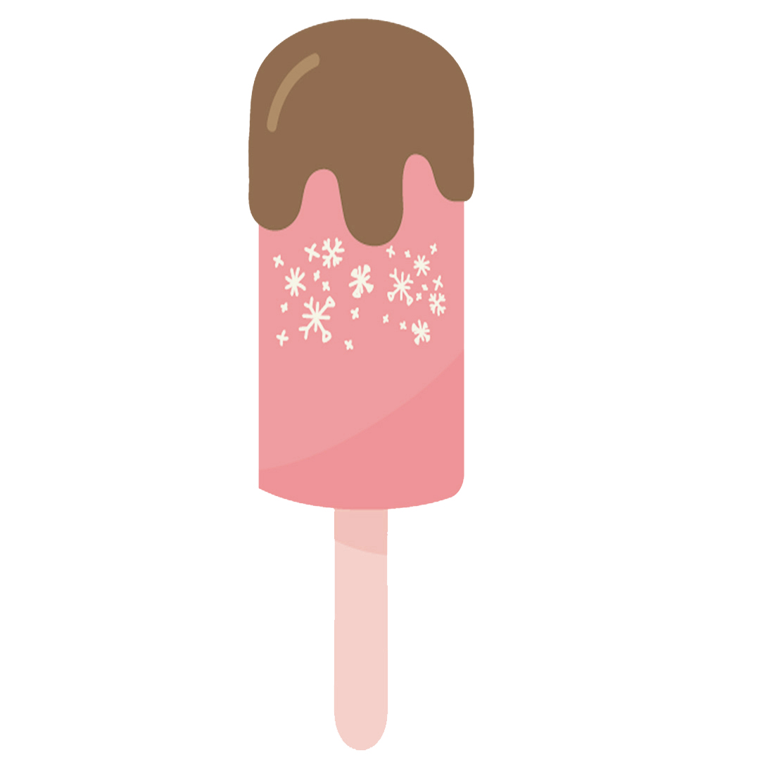 4 Sparkle Ice-cream Stickers SVG cover image.