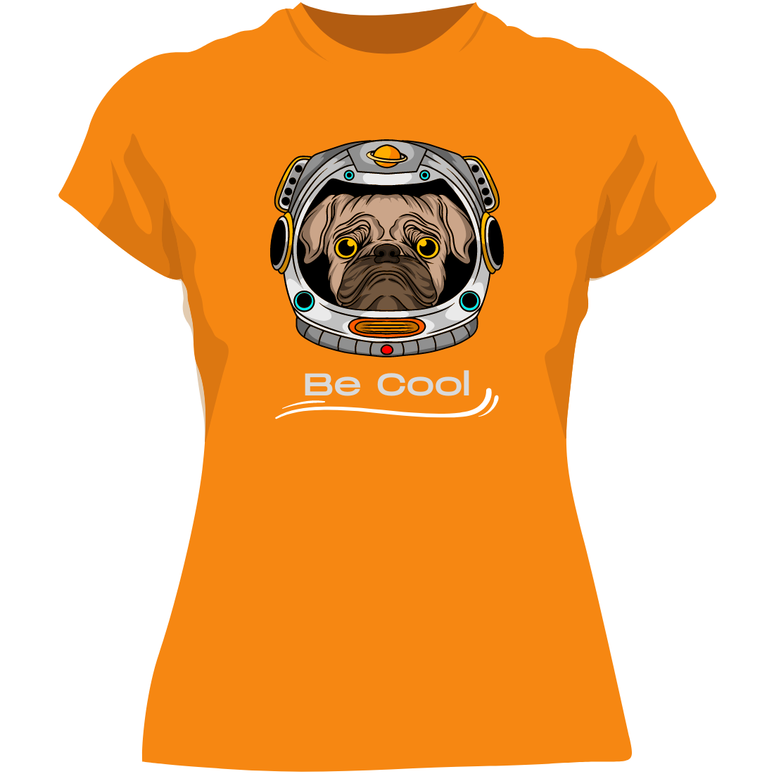 Be Cool Vintage T-Shirt Design preview image.