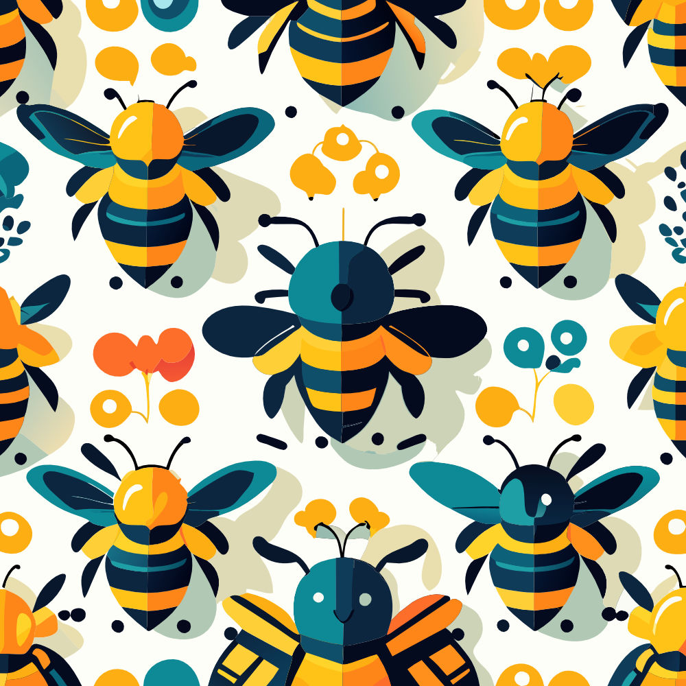 bee seamless pattern 2 572