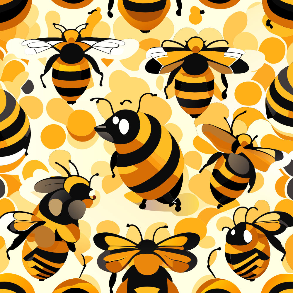 bee seamless pattern 4 588